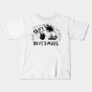 Listen to the Devil's Music Kids T-Shirt